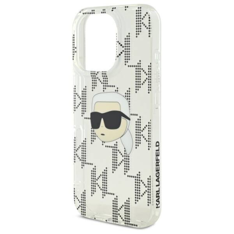 Husa pentru iPhone 16 Pro - Karl Lagerfeld IML Luxury Electroplated  - Transparent Karl Head [2]