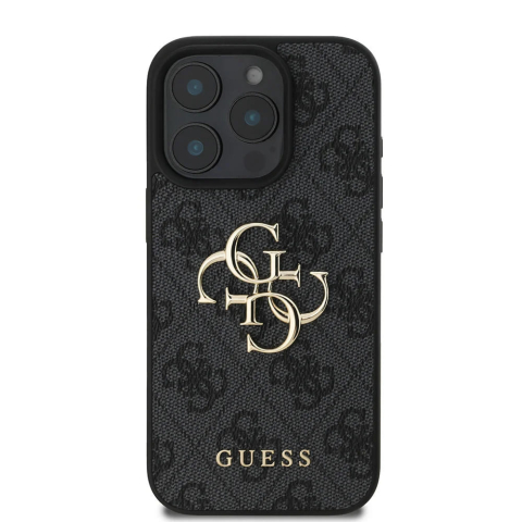 Husa pentru iPhone 16 Pro Max - Guess Hardcase 4G Big Logo  - Black [1]