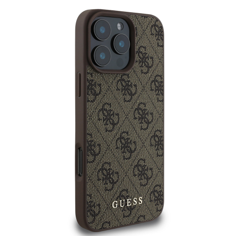 Husa pentru iPhone 16 Pro Max - Guess Hardcase 4G Classic  - Brown [3]
