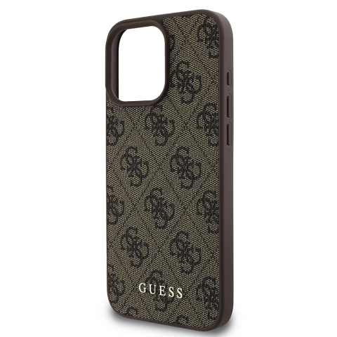 Husa pentru iPhone 16 Pro Max - Guess Hardcase 4G Classic  - Brown [4]