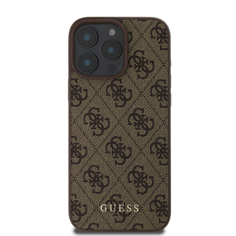 Husa pentru iPhone 16 Pro Max - Guess Hardcase 4G Classic  - Brown [2]