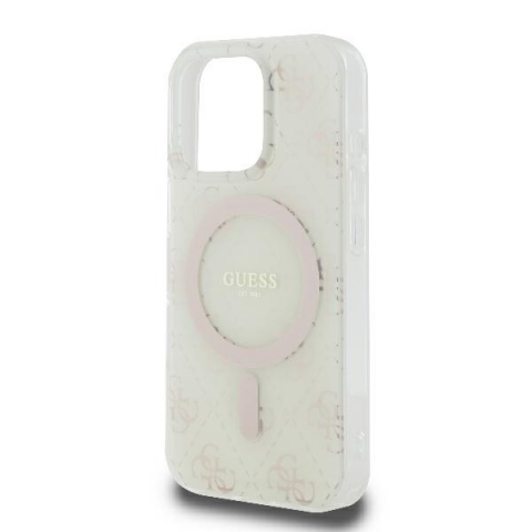 Husa pentru iPhone 16 Pro Max - Guess IML 4G Background MagSafe - White [3]