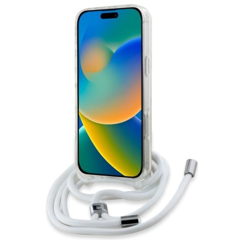 Husa pentru iPhone 16 Pro Max - Karl Lagerfeld IML Crossbody MagSafe  - Transparent Karl Head [3]
