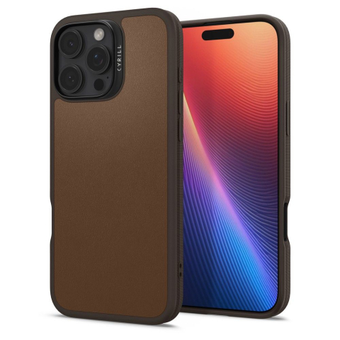 Husa pentru iPhone 16 Pro Max - Spigen Cyrill Kajuk MagSafe - Saddle Brown [1]