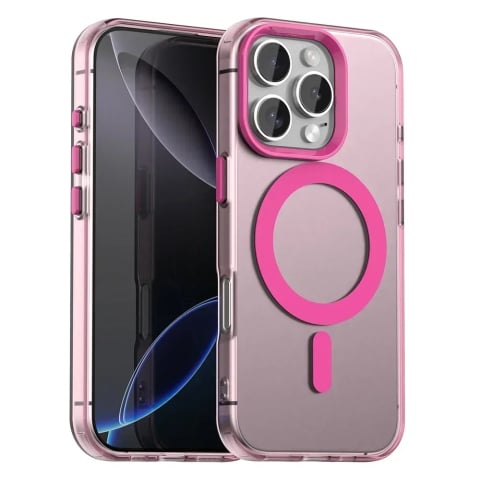 Huse telefoane - Husa pentru iPhone 16 Pro Max - Techsuit CandyCase MagSafe - Pink