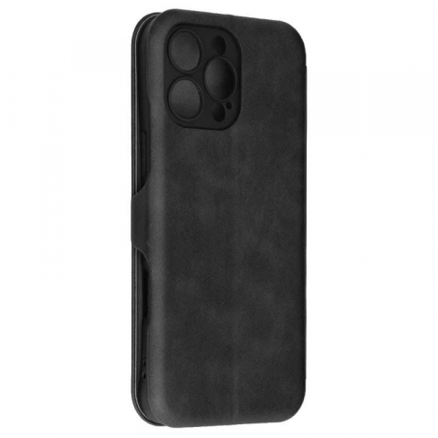 Huse & Folii Telefoane - Husa pentru iPhone 16 Pro Max , Techsuit Safe Wallet Plus , Negru