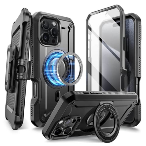 Huse & Folii Telefoane - Husa pentru iPhone 16 Pro - Supcase Unicorn Beetle Pro MagSafe - Black