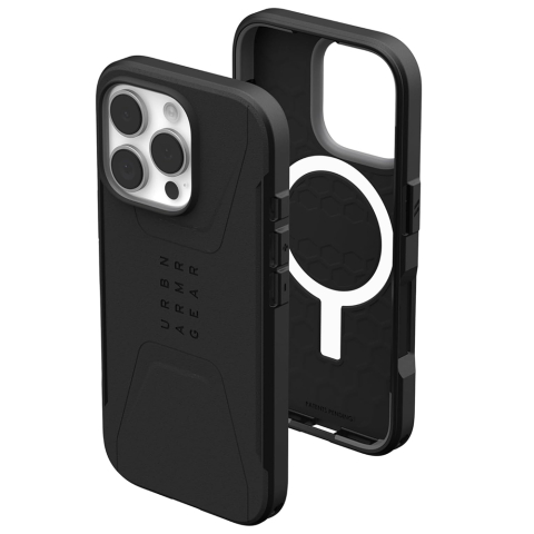Huse telefoane - Husa pentru iPhone 16 Pro - UAG Civilian MagSafe - Black