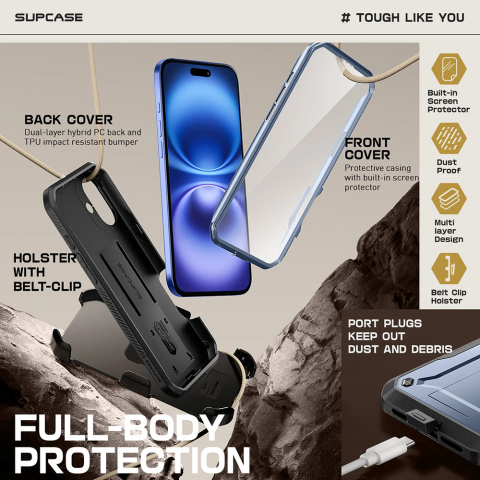 Husa pentru iPhone 16 - Supcase Unicorn Beetle Pro - Tilt [3]