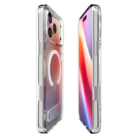 Husa pentru iPhone 17 Pro Max - Spigen Ultra Hybrid S MagSafe - Clear/White [4]