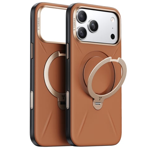 Husa pentru iPhone 17 Pro Max - Torras QPRO Leather Series - Brown