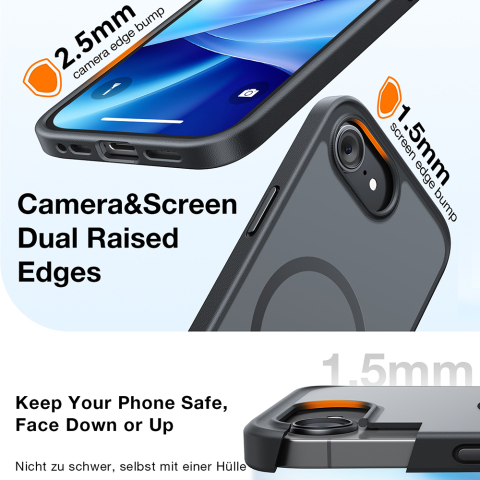 Husa pentru iPhone 17 - Torras Guardian Magnetic Series - Clear [3]