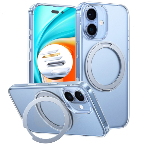 Huse telefoane - Husa pentru iPhone 17 - Torras Ostand Pro MagSafe Series - Clear