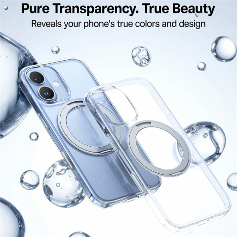 Husa pentru iPhone 17 - Torras Ostand Pro MagSafe Series - Clear [2]