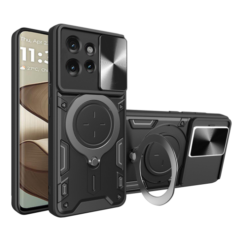 Huse & Folii Telefoane - Husa pentru Motorola Edge 50 - Techsuit CamGuard Pro - Black