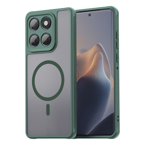 Huse & Folii Telefoane - Husa pentru Motorola Edge 60 / 60 Fusion - Techsuit HaloFrost II MagSafe - Green