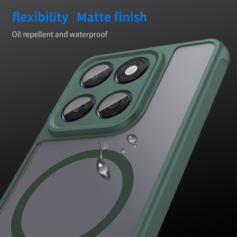 Husa pentru Motorola Edge 60 / 60 Fusion - Techsuit HaloFrost II MagSafe - Green [5]