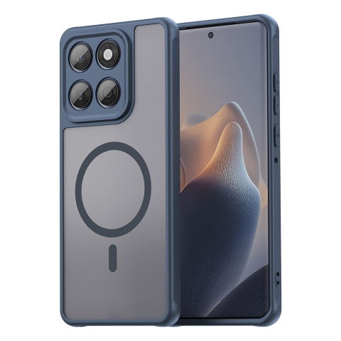 Huse & Folii Telefoane - Husa pentru Motorola Edge 60 / 60 Fusion - Techsuit HaloFrost II MagSafe - Navy Blue