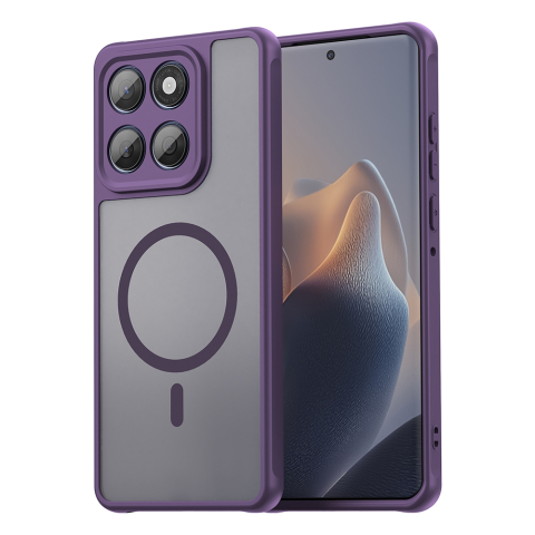 Huse & Folii Telefoane - Husa pentru Motorola Edge 60 / 60 Fusion - Techsuit HaloFrost II MagSafe - Purple