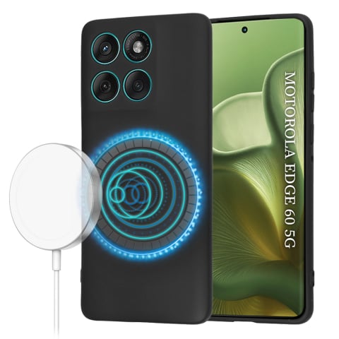 Huse & Folii Telefoane - Husa pentru Motorola Edge 60 / Edge 60 Fusion - Techsuit SoftFlex MagSafe - Black