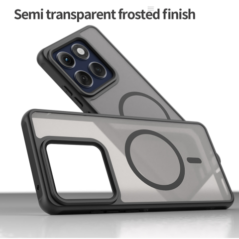 Husa pentru Motorola Edge 60 Pro - Techsuit HaloFrost II MagSafe - Black [3]