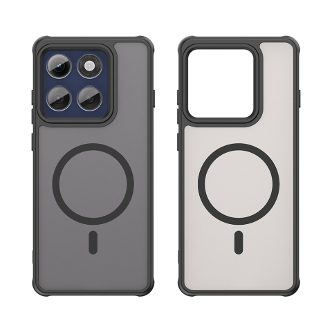 Husa pentru Motorola Edge 60 Pro - Techsuit HaloFrost II MagSafe - Black [1]