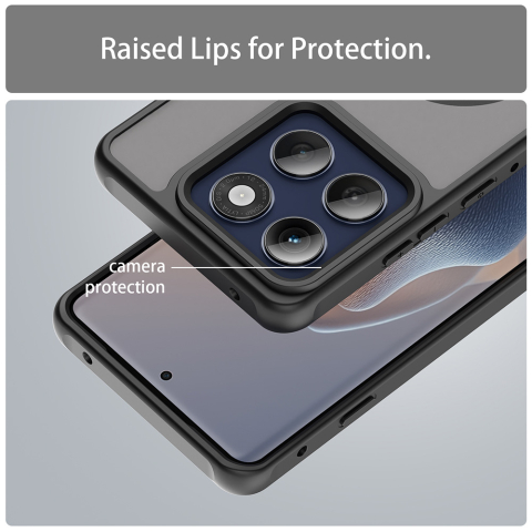 Husa pentru Motorola Edge 60 Pro - Techsuit HaloFrost II MagSafe - Black [4]