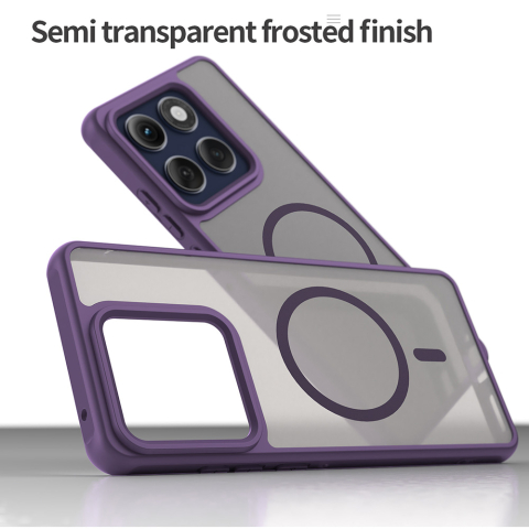 Husa pentru Motorola Edge 60 Pro - Techsuit HaloFrost II MagSafe - Purple [4]