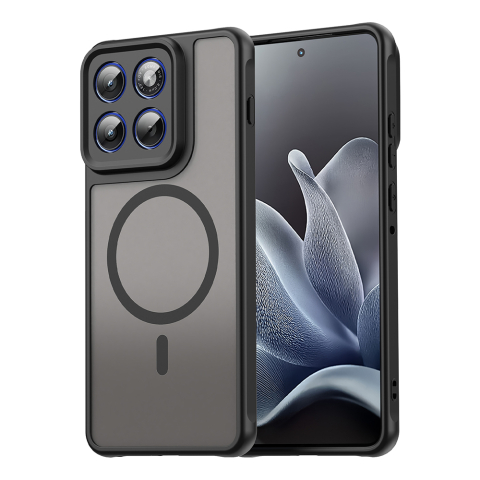 Huse telefoane - Husa pentru Motorola Edge 70 - Techsuit HaloFrost II MagSafe - Black