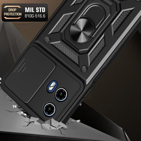 Husa pentru Motorola Moto G15 / G15 Power - Techsuit CamShield Series - Black [4]