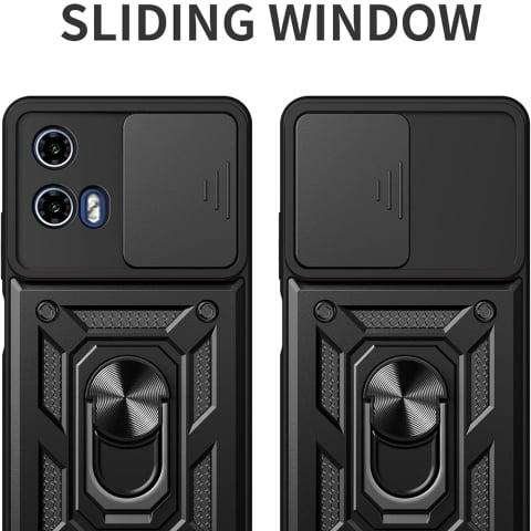 Husa pentru Motorola Moto G15 / G15 Power - Techsuit CamShield Series - Black [2]
