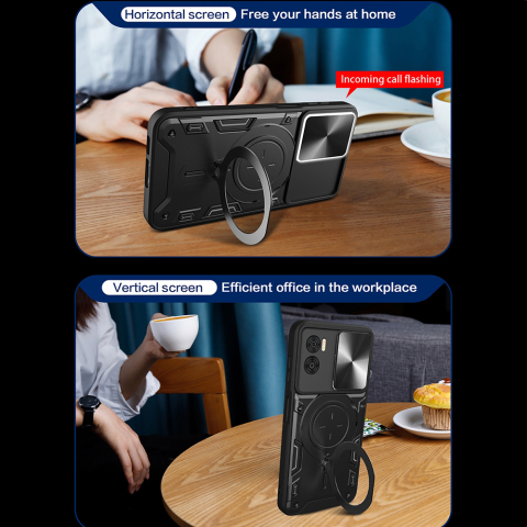 Husa pentru Motorola Moto G72 - Techsuit CamGuard Pro - Black [5]