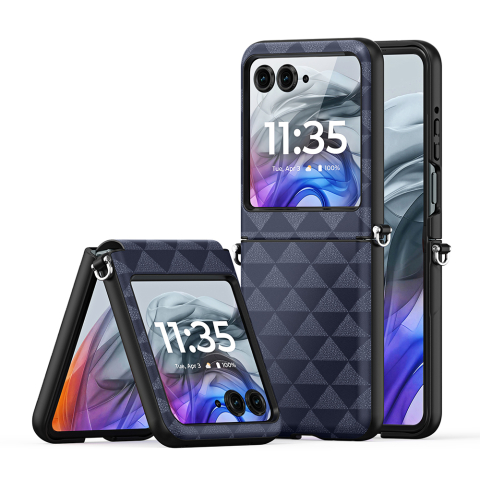 Huse & Folii Telefoane - Husa pentru Motorola Razr 50 - Dux Ducis Fitt - Blue