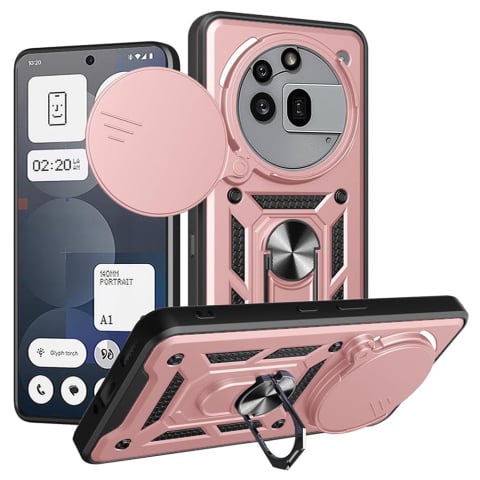 Huse telefoane - Husa pentru Nothing Phone (3a) Pro - Techsuit CamShield Series - Rose Gold
