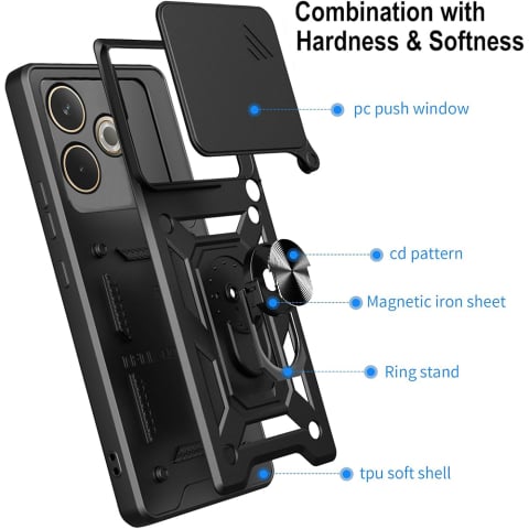 Husa pentru Oppo A5 Pro 4G / A5 Pro 5G - Techsuit CamShield Series - Black [4]