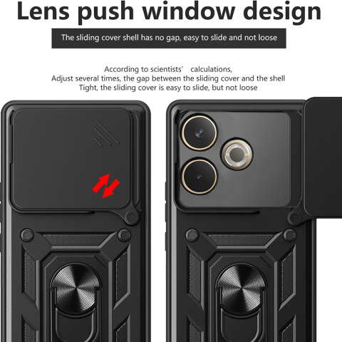 Husa pentru Oppo A5 Pro 4G / A5 Pro 5G - Techsuit CamShield Series - Rose Gold [5]