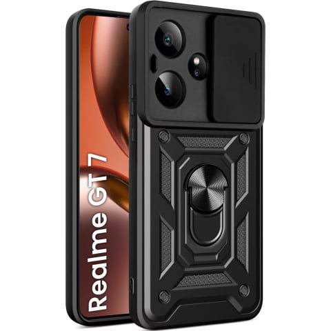Huse telefoane - Husa pentru Realme GT 7 - Techsuit CamShield Series - Black