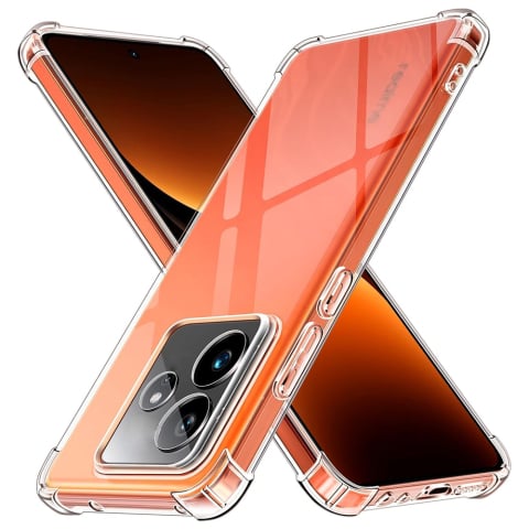 Husa pentru Realme GT 7 - Techsuit Shockproof Clear Silicone - Clear [1]