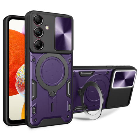 Huse telefoane - Husa pentru Samsung Galaxy A14 4G / A14 5G - Techsuit CamGuard Pro - Purple
