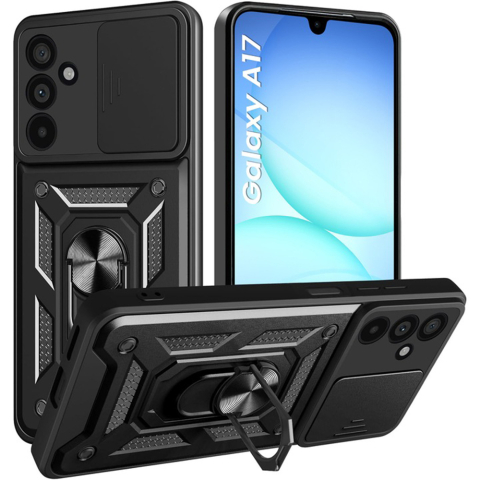 Huse telefoane - Husa pentru Samsung Galaxy A17 5G - Techsuit CamShield Series - Black