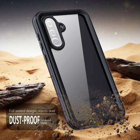 Husa pentru Samsung Galaxy A26 5G - ShellBox Waterproof IP68 Case - Black [4]
