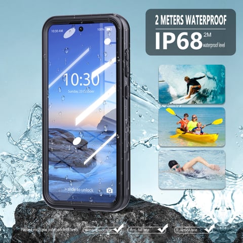 Husa pentru Samsung Galaxy A26 5G - ShellBox Waterproof IP68 Case - Black [2]