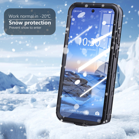 Husa pentru Samsung Galaxy A26 5G - ShellBox Waterproof IP68 Case - Black [5]