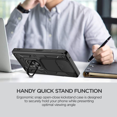 Husa pentru Samsung Galaxy A30s / A50 / A50s - Techsuit CamShield Series - Black [4]