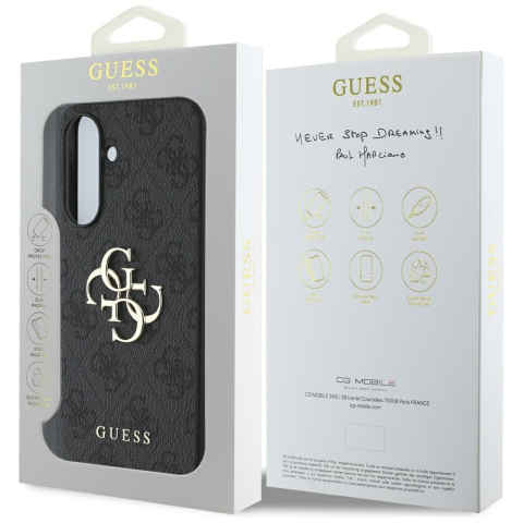 Husa pentru Samsung Galaxy A36 5G - Guess Hardcase 4G Big Logo (GUHCSA364GMGGR) - Black [6]