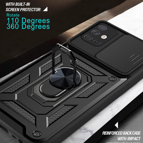 Husa pentru Samsung Galaxy A51 4G - Techsuit CamShield Series - Black [1]