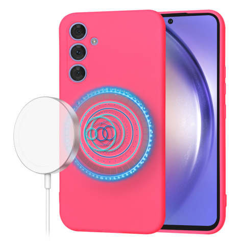 Huse & Folii Telefoane - Husa pentru Samsung Galaxy A54 - Techsuit SoftFlex MagSafe - Hot Pink