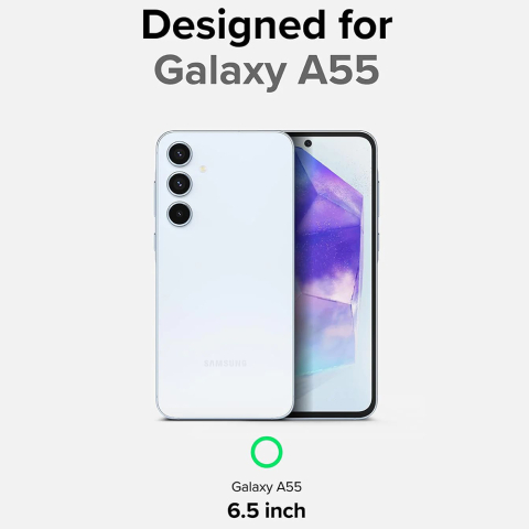Husa pentru Samsung Galaxy A55 5G - Ringke Fusion X Design - Camo Black [5]