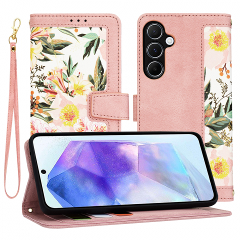 Huse & Folii Telefoane - Husa pentru Samsung Galaxy A55 5G - Techsuit FlipCraft - Sweetheart Pink