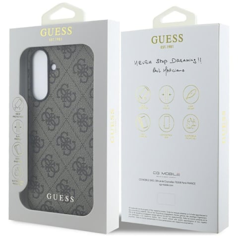 Husa pentru Samsung Galaxy A56 5G - Guess Hardcase 4G Classic (GUHCSA56G4GFBR) - Brown [6]